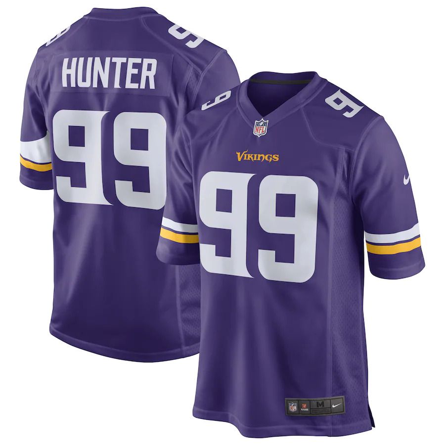 Men Minnesota Vikings 99 Danielle Hunter Nike Purple Game Player NFL Jersey